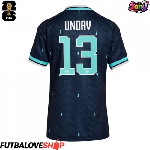 Dres Nemecko Deniz Undav #13 Preč pre Ženy MS 2026 Krátky Rukáv